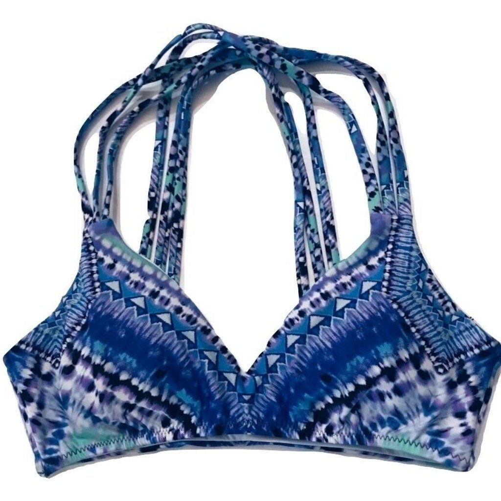 Red Carter Berry Multi Swimsuit Top Size Xs